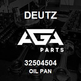 32504504 Deutz OIL PAN | AGA Parts