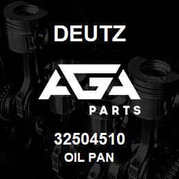 32504510 Deutz OIL PAN | AGA Parts