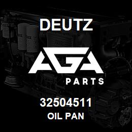 32504511 Deutz OIL PAN | AGA Parts