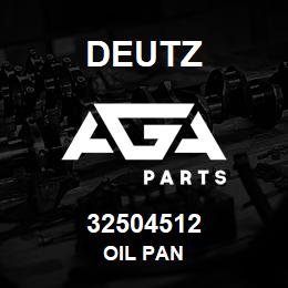 32504512 Deutz OIL PAN | AGA Parts