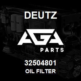 32504801 Deutz OIL FILTER | AGA Parts