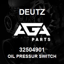 32504901 Deutz OIL PRESSUR SWITCH | AGA Parts