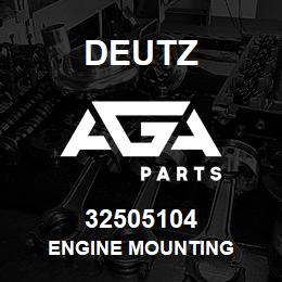 32505104 Deutz ENGINE MOUNTING | AGA Parts