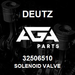 32506510 Deutz SOLENOID VALVE | AGA Parts