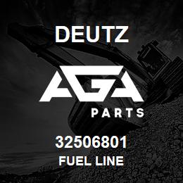 32506801 Deutz FUEL LINE | AGA Parts