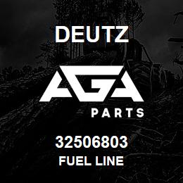 32506803 Deutz FUEL LINE | AGA Parts