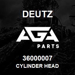 36000007 Deutz CYLINDER HEAD | AGA Parts