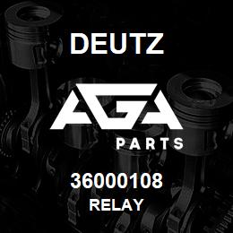 36000108 Deutz RELAY | AGA Parts