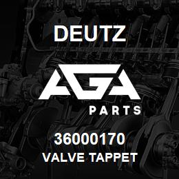 36000170 Deutz VALVE TAPPET | AGA Parts