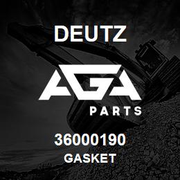 36000190 Deutz GASKET | AGA Parts