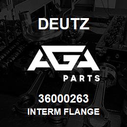 36000263 Deutz INTERM FLANGE | AGA Parts