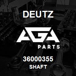 36000355 Deutz SHAFT | AGA Parts