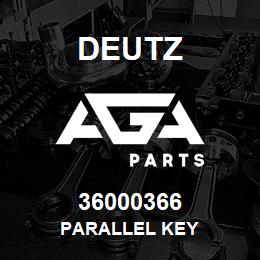 36000366 Deutz PARALLEL KEY | AGA Parts