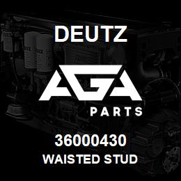 36000430 Deutz WAISTED STUD | AGA Parts