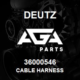 36000546 Deutz CABLE HARNESS | AGA Parts