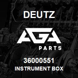 36000551 Deutz INSTRUMENT BOX | AGA Parts