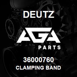 36000760 Deutz CLAMPING BAND | AGA Parts