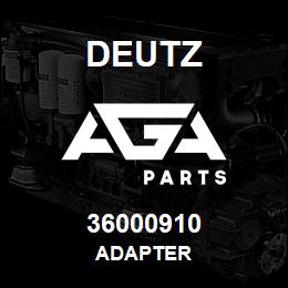 36000910 Deutz ADAPTER | AGA Parts