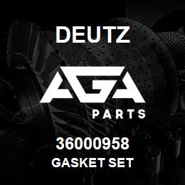 36000958 Deutz GASKET SET | AGA Parts