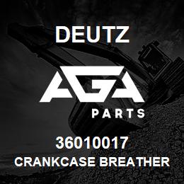 36010017 Deutz CRANKCASE BREATHER | AGA Parts