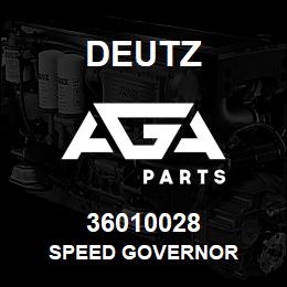 36010028 Deutz SPEED GOVERNOR | AGA Parts