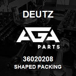 36020208 Deutz SHAPED PACKING | AGA Parts