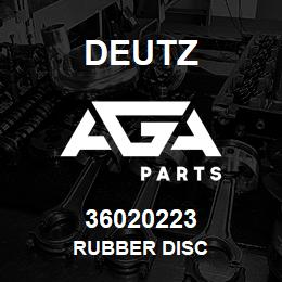 36020223 Deutz RUBBER DISC | AGA Parts