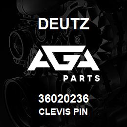 36020236 Deutz CLEVIS PIN | AGA Parts