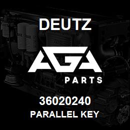 36020240 Deutz PARALLEL KEY | AGA Parts