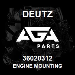 36020312 Deutz ENGINE MOUNTING | AGA Parts