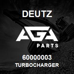 60000003 Deutz TURBOCHARGER | AGA Parts