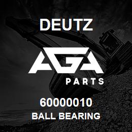 60000010 Deutz BALL BEARING | AGA Parts