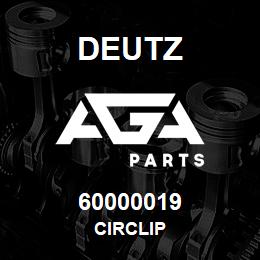 60000019 Deutz CIRCLIP | AGA Parts