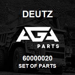 60000020 Deutz SET OF PARTS | AGA Parts