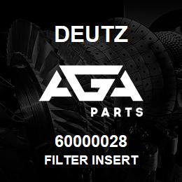 60000028 Deutz FILTER INSERT | AGA Parts