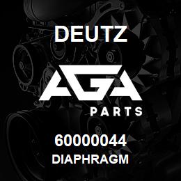 60000044 Deutz DIAPHRAGM | AGA Parts