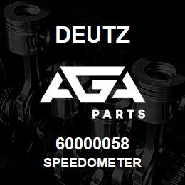 60000058 Deutz SPEEDOMETER | AGA Parts