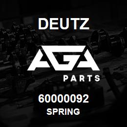 60000092 Deutz SPRING | AGA Parts