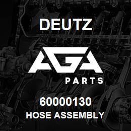 60000130 Deutz HOSE ASSEMBLY | AGA Parts