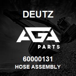 60000131 Deutz HOSE ASSEMBLY | AGA Parts