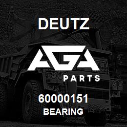 60000151 Deutz BEARING | AGA Parts