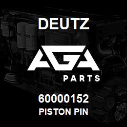 60000152 Deutz PISTON PIN | AGA Parts