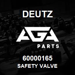 60000165 Deutz SAFETY VALVE | AGA Parts