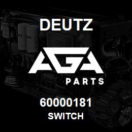 60000181 Deutz SWITCH | AGA Parts