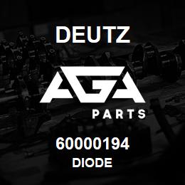 60000194 Deutz DIODE | AGA Parts