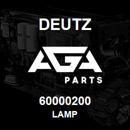 60000200 Deutz LAMP | AGA Parts