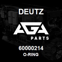 60000214 Deutz O-RING | AGA Parts