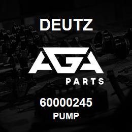 60000245 Deutz PUMP | AGA Parts