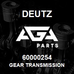 60000254 Deutz GEAR TRANSMISSION | AGA Parts