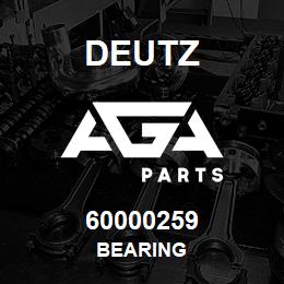 60000259 Deutz BEARING | AGA Parts